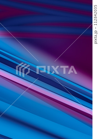 Blue and purple Beauty abstraction, festival background, fantasy futuristic modern wallpaper, 3D rendering, 3D illustration 112842035