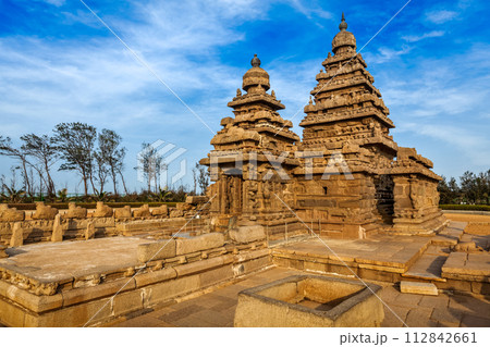 Shore temple - World heritage site in Mahabalipuram, Tamil Nad 112842661