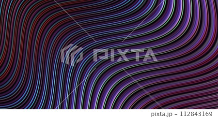 Beauty abstraction, festival background, fantasy futuristic wallpaper, 3D rendering, 3D illustration 112843169