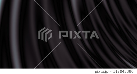 Luxury black, rich business background, technologic and futuristic wallpaper, 3D rendering, 3D illustration 112843390