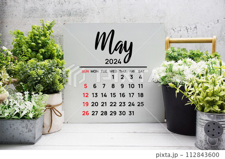May 2024 monthly calendar for planning and management May 2024 monthly calendar for planning and management 112843600