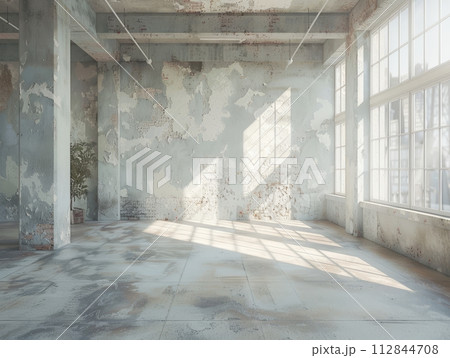 Empty room interior background. 112844708