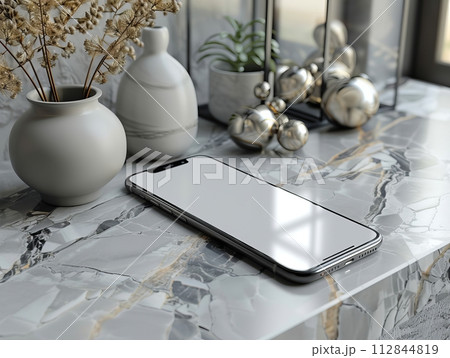 full screen smartphone mockup design full screen smartphone mockup design 112844819
