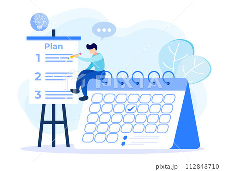 Illustration vector graphic cartoon character of plan Illustration vector graphic cartoon character of plan 112848710