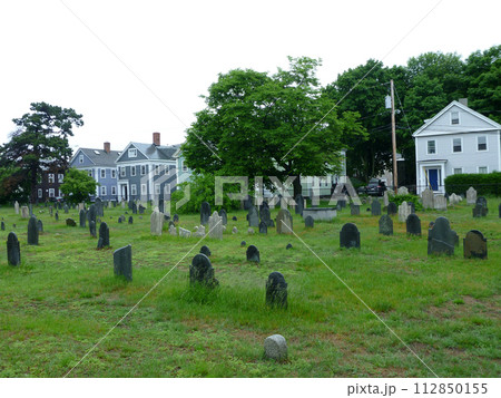Graveyard in Salem, Masachusetts 112850155
