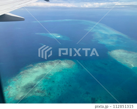 飛行機から見た風景 飛行機から見た風景 112851315