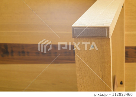 家具の脚によるキズ防止(ビフォーアフター) 家具の脚によるキズ防止(ビフォーアフター) 112853460