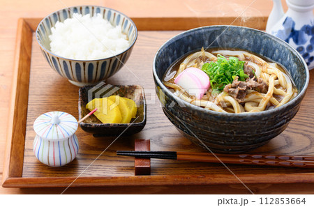 カレーうどん定食 112853664