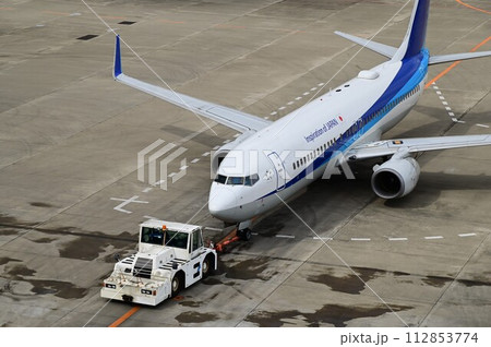 仙台国際空港 展望デッキから見た飛行機 仙台国際空港 展望デッキから見た飛行機 112853774