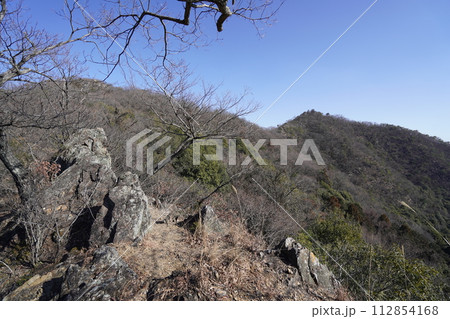 足利市 長林寺ー大坊山ハイキング道 縦走路のピークから大坊山方面を見る 2024年2月17日 足利市 長林寺ー大坊山ハイキング道 縦走路のピークから大坊山方面を見る 2024年2月17日 112854168