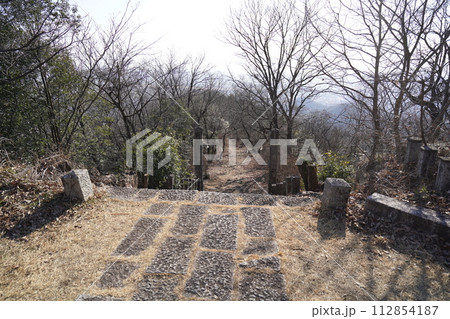 足利市　長林寺ー大坊山ハイキング道　大坊山山頂から南に下る参道下山道　2024年2月17日 112854187