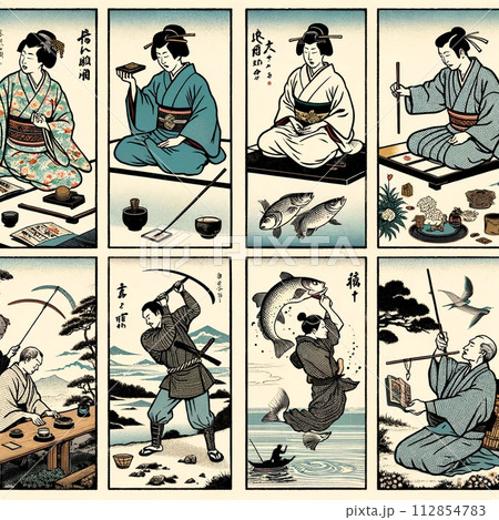 浮世絵風 浮世絵風 112854783