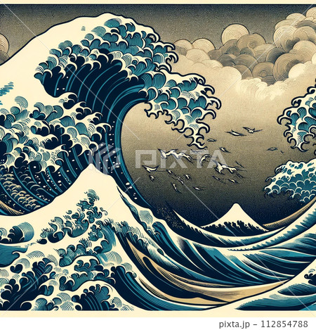 浮世絵風 浮世絵風 112854788