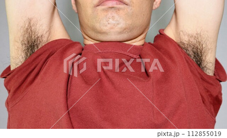 日本人男性の腋毛 日本人男性の腋毛 112855019