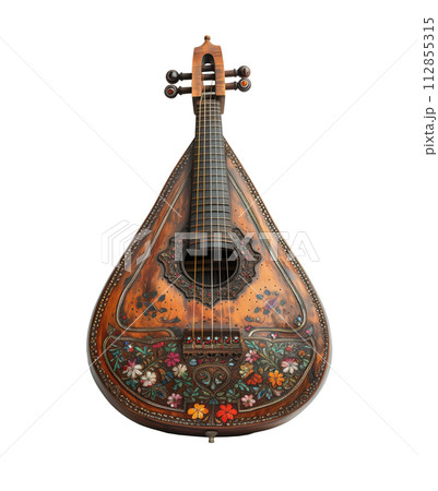 Vintage balalaika isolated 112855315