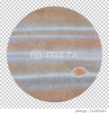 木星水彩觸感 木星水彩觸感 112855815