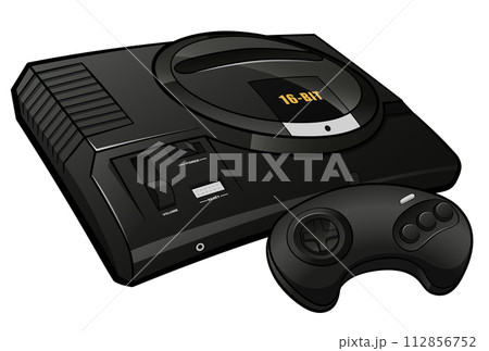 videogame or gaming console isolated 112856752
