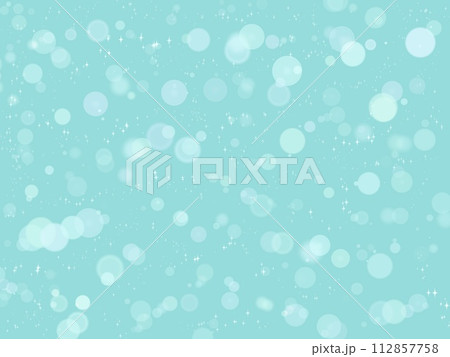 ティファニーブルーのキラキラ背景 112857758