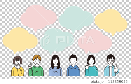 微笑的小學生的插圖 112859033