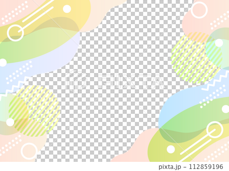 Fluid shape watercolor style geometric pattern colorful frame background size ratio 3:4 Fluid shape watercolor style geometric pattern colorful frame background size ratio 3:4 112859196
