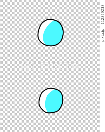 ゆるめシンプルコロン　ベタ塗り 112859238