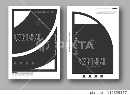 Abstract template for the cover, interior, banners, posters, flyers. The idea of product packaging, printing and design creativity 112859577