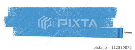 ペイントローラーで塗った背景イラスト 112859876