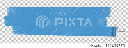 ペイントローラーで塗った背景イラスト 112859876