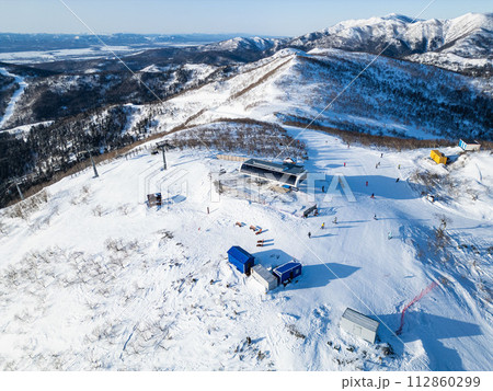 Yuzhno-Sakhalinsk, Match 03.2024 Ski resort Mountain Air Resort, Yuzhno-Sakhalinsk, Russia. 112860299
