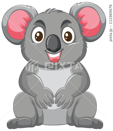 Cute Koala Cartoon Character Illustration Cute Koala Cartoon Character Illustration 112860676