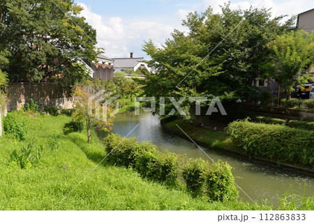 京都・宇治川派流と伏見の小路 京都・宇治川派流と伏見の小路 112863833