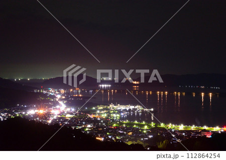 大内峠一字観公園からの夜景（京都府与謝郡） 112864254