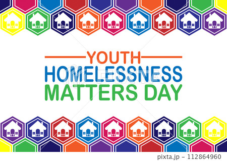 Youth Homelessness Matters Day, background Youth Homelessness Matters Day, background 112864960
