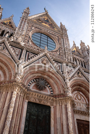 Portal of the famous cathedral of Siena Portal of the famous cathedral of Siena 112866243