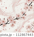 桜　水彩イラスト 112867443