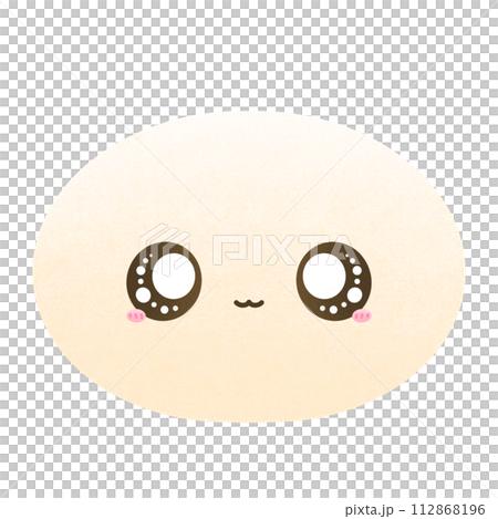 Cute Mochi Mascot Character Kawaii Cartoon illustration Mochi Daifuku Cartoon illustration Japanese Dessert Japanese Sweet Kawaii Mochi 112868196
