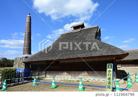 製塩作業所の外観（赤穂市立海洋科学館） 112868796