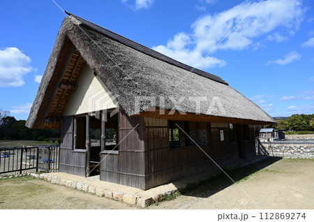 製塩作業所付近の休憩所（赤穂市立海洋科学館） 112869274