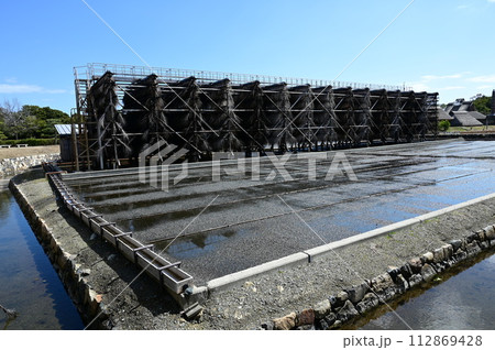流下式塩田(赤穂市立海洋科学館) 流下式塩田(赤穂市立海洋科学館) 112869428