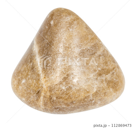 polished cryolite mineral isolated on white polished cryolite mineral isolated on white 112869473