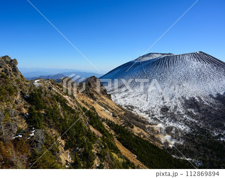 【浅間山】外輪山から見た浅間山_02 112869894