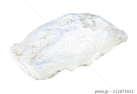 raw moonstone mineral isolated on white 112871022
