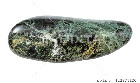 tumbled serpentinized peridotitic komatiite rock tumbled serpentinized peridotitic komatiite rock 112871120