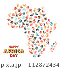 Africa day tribal art  112872434