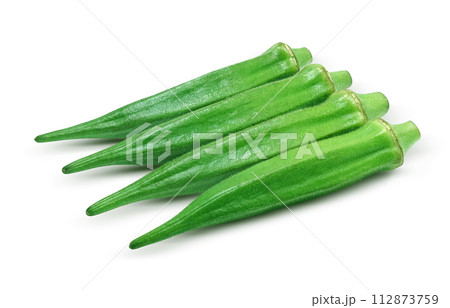 オクラのイラスト リアル 112873759