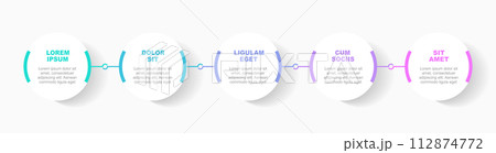 Infographic design template with place for your data. Vector illustration. Infographic design template with place for your data. Vector illustration. 112874772