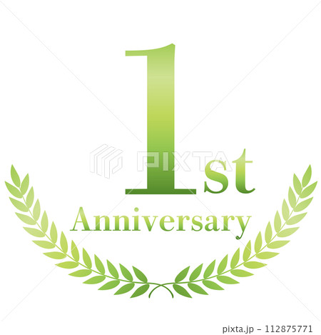 緑の月桂樹　1周年装飾フレーム 112875771