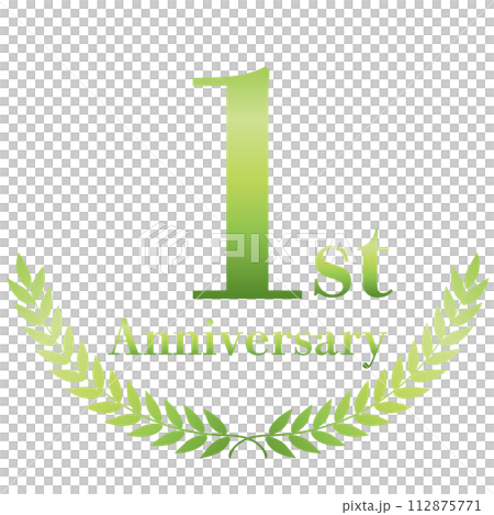 緑の月桂樹　1周年装飾フレーム 112875771