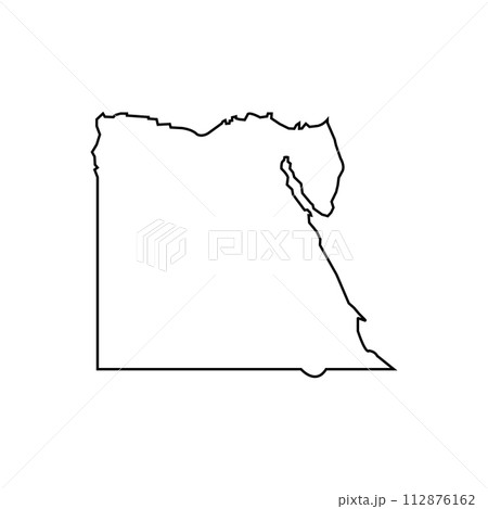egypt map icon egypt map icon 112876162