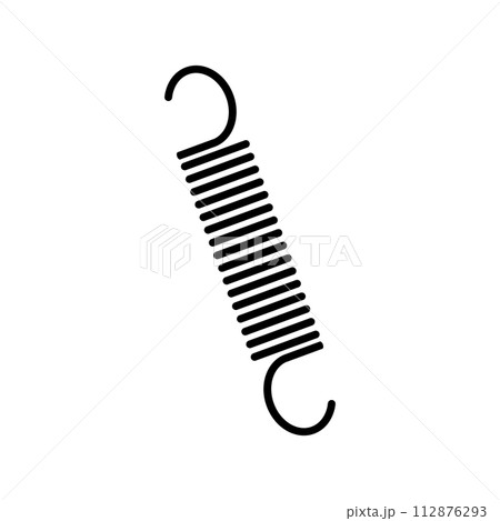 metal spring vector icon 112876293
